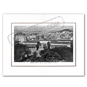 Vintage Greek City Photos Attica - City of Athens, National Museum (1950)
