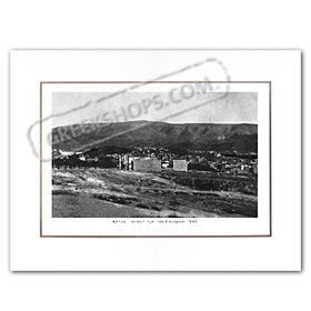 Vintage Greek City Photos Attica - City of Athens, Ymitos - Pangrati (1910)