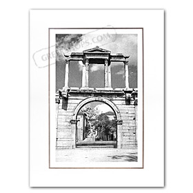 Vintage Greek City Photos Attica - City of Athens, Andrianne's Gate (1950)
