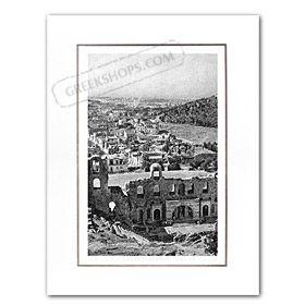Vintage Greek City Photos Attica - City of Athens, Herodion Koukaki (1930)