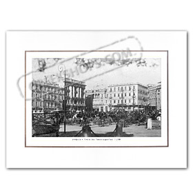 Vintage Greek City Photos Attica - City of Athens, Syntagma Square (1920)