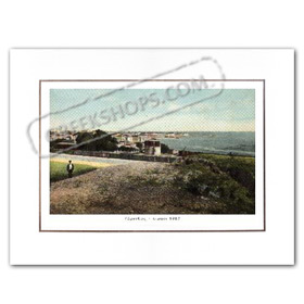 Vintage Greek City Photos Peloponnese - Corinthia, Corinth, port view (1907)