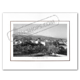 Vintage Greek City Photos Peloponnese - Corinthia, Kiato, city view (1955)