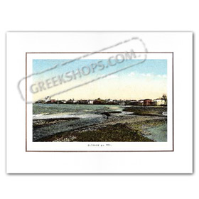 Vintage Greek City Photos Peloponnese - Corinthia, Xilokastro, beach view (1910)