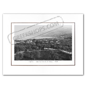 Vintage Greek City Photos Peloponnese - Achaia, Akrata, beach view (1934)