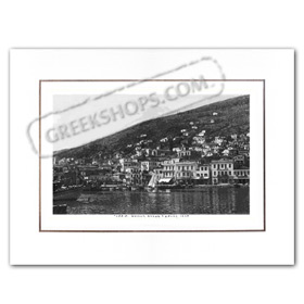 Vintage Greek City Photos Peloponnese - Lakonia, Gythio, Port view (1935)