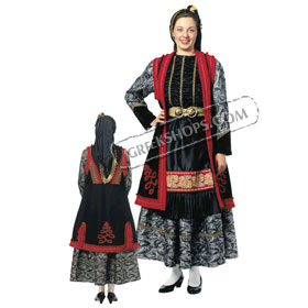 Epirus Zitsa Girl Costume for ages 6-14 Style 228801