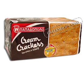 Papadopoulos Greek Cream Crackers with Rye 175g