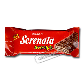 Bingo Serenata Twenty's Chocolate Wafer .88 oz