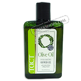 Tact Pure Olive Oil Shower Gel with Cotton Extract and Wheat Protein (8.45oz)