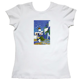 Greeek Islands Womens Tshirt Style 123b