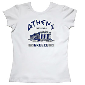 Ancient Greece Womens Tshirt Style 163b