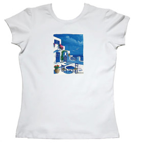 Greeek Islands Womens Tshirt Style 53b