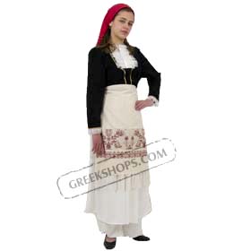 Crete Girl Costume for ages 4-14 Style 643005