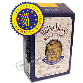 Aegina Pistachios Sea - Salt Roasted 227g