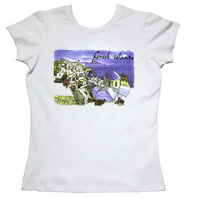 Greeek Islands Womens Tshirt Style 70b