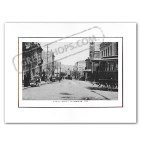 Vintage Greek City Photos Attica - City of Athens, 3rd of September Street (1914)