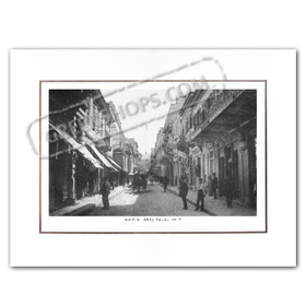 Vintage Greek City Photos Attica - City of Athens, Ermou Street (1917)