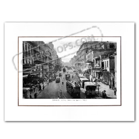 Vintage Greek City Photos Attica - Panepistimiou Street (1937)