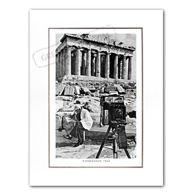 Vintage Greek City Photos Attica - Attica, City of Athens, Parthenon (1964)
