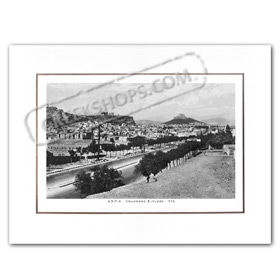 Vintage Greek City Photos Attica - City of Athens, Siggrou Avenue (1932)