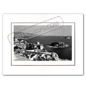 Vintage Greek City Photos Attica - Pireaus, 6th Fleet in Kastella (1950)