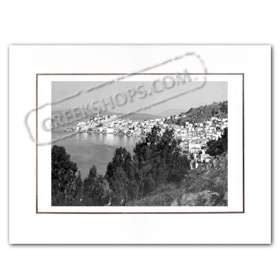 Vintage Greek City Photos Attica - Saronic Gulf Islands, Poros Port (1960)