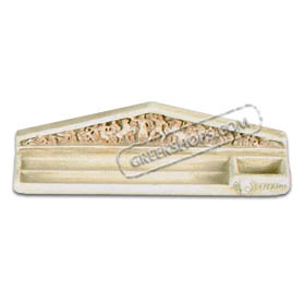 Molivothiki Aetoma - Pediment Pencil Holder (10x3 in.) (Clearance 40% Off)