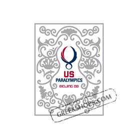 USOC Beijing USA House Pin Paralympics Team Logo USC-1225