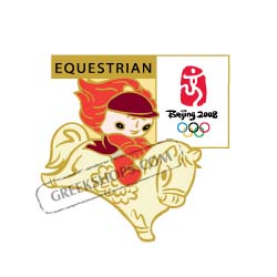 Beijing 2008 Huanhuan Equestrian Olympic Sports Pin
