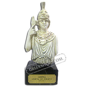 Athena - Marble Color Bust (6")