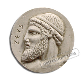 Ancient Greek Zeus Magnet