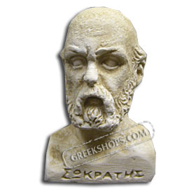 Ancient Greek Socrates Magnet