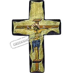 Crucifix 11x16cm Handcarved