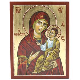 Orthodox Saints - Virgin Mary Odigitria - 19x25cm