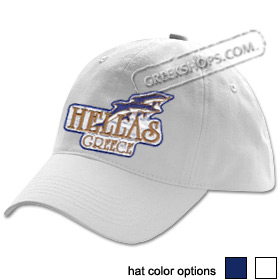 Adjustable Baseball Cap - Hellas (Greece) w/ Dolphins