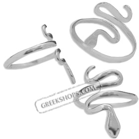 Sterling Silver Ring - Serpent (Adjustable)