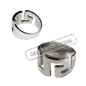 Sterling Silver Ring - Greek Key Motif