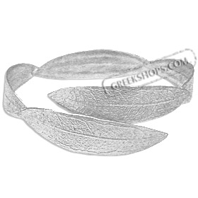 The Elaia Collection - Sterling Silver Bracelet - Olive Leaf
