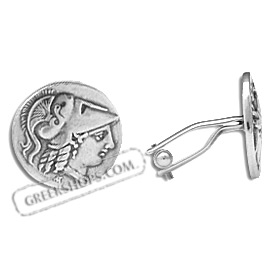 Sterling Silver Cufflinks - Athena (16mm)