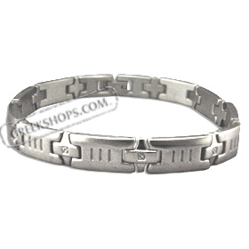 Stainless Steel Bracelet with Box Clasp (8mm)