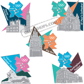 London 2012 Pins Set - Landmarks (5 Pins)