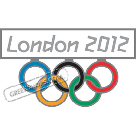 London 2012 Olympic Rings Pin