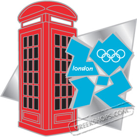 London 2012 Phone Box Pin