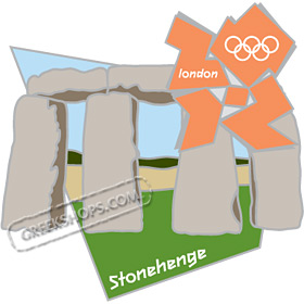 London 2012 Stonehenge Pin
