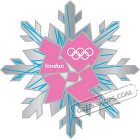 London 2012 Snowflake Pin Limited Edition