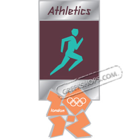 London 2012 Athletics Pictogram Pin