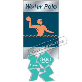 London 2012 Water Polo Pictogram Pin