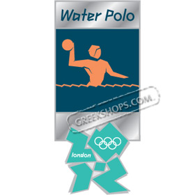 London 2012 Water Polo Pictogram Pin