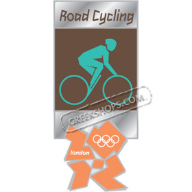 London 2012 Road Cycling Pictogram Pin